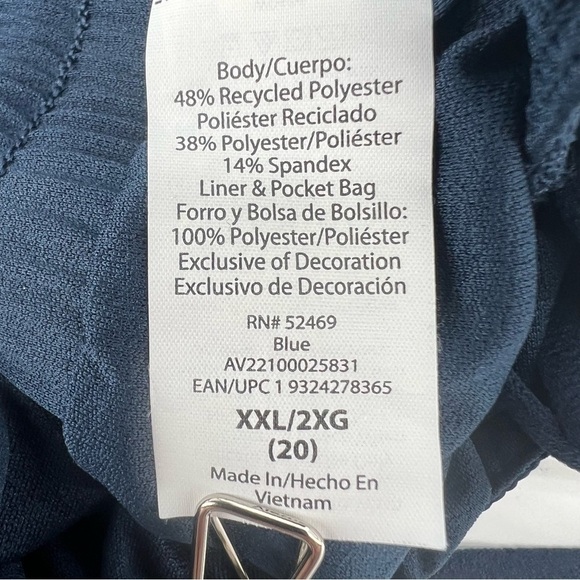 Avia Blue Dri Fit Athletic Shorts Size XXL (20) Women’s - Picture 5 of 6